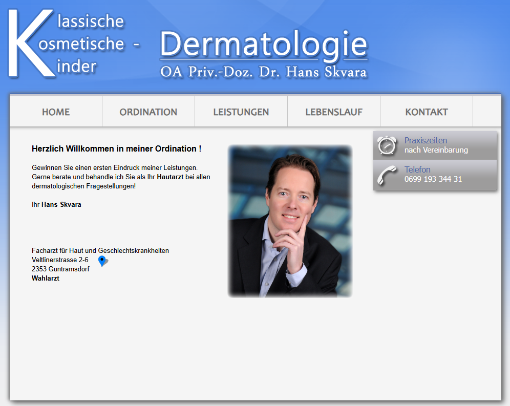 Klassische kosmetische Dermatologie
